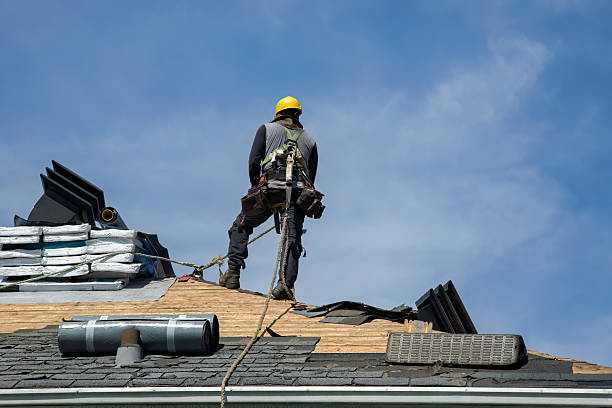 Professional Roofing technician working in Elk Grove Village, IL